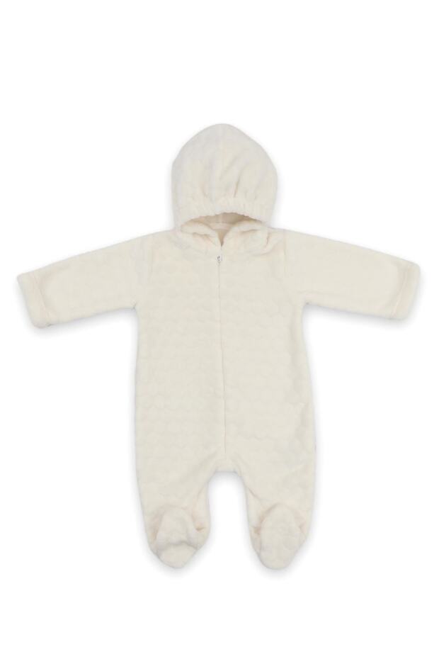 Kapüşonlu Tulum Ekru 70256 - 1