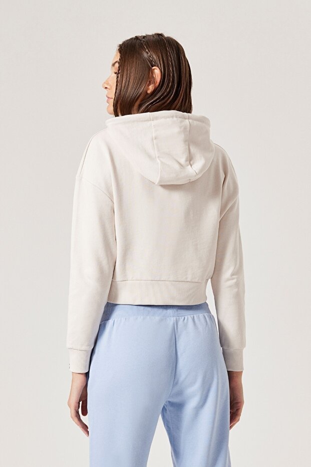 Kapüşonlu Kadın Sweatshirt - 5