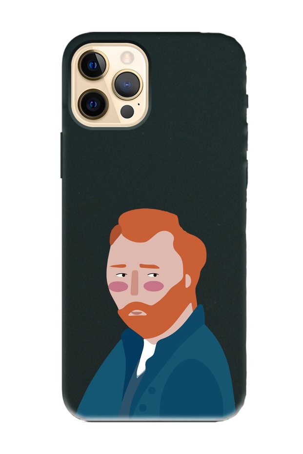 iPhone 14 Pro Black Launch Phone Case with Vincent Van Gogh Design