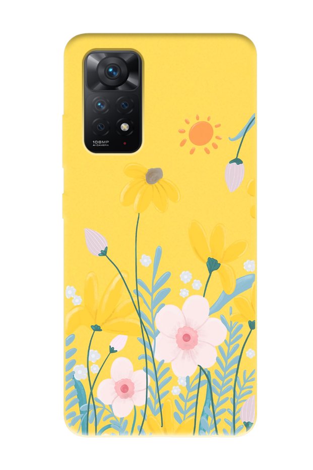Xiaomi Redmi Note 11 Spring Design Yellow Launch Phone Case