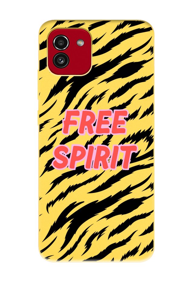 Samsung A03 Free Spirit Design Yellow Launch Phone Case