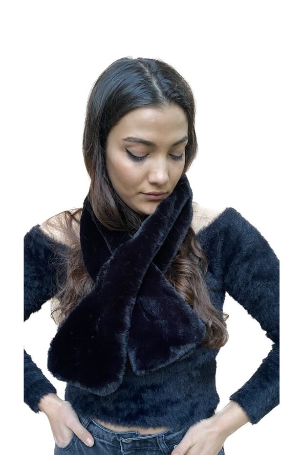 Eșarfă de lux de pluș - 6