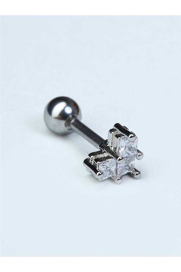 Geometric Kalp Silver Piercing - 2