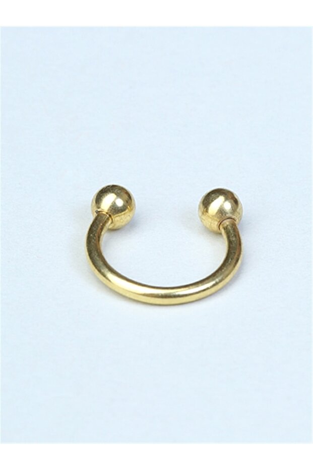 Düz Yarımay Gold Piercing - 3
