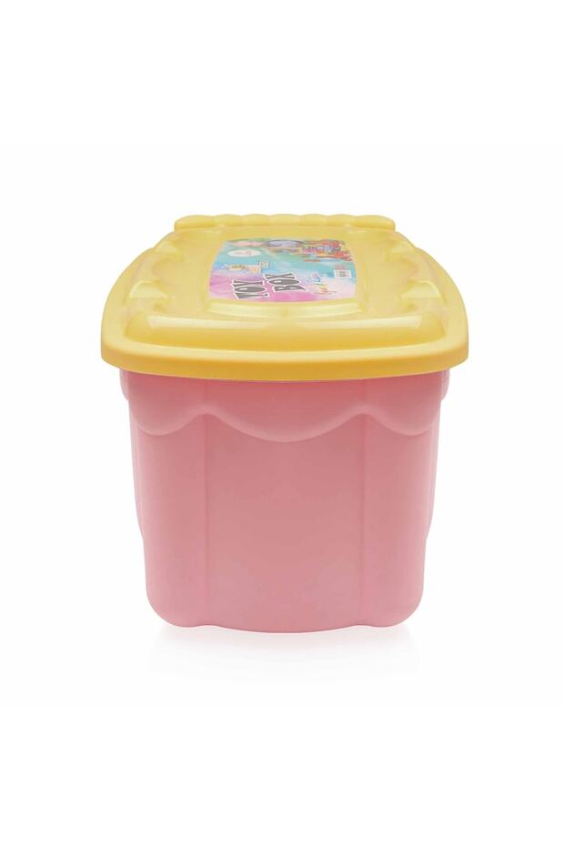 Tekerlekli Oyuncak Kutusu - Pembe - 50 Lt - 5
