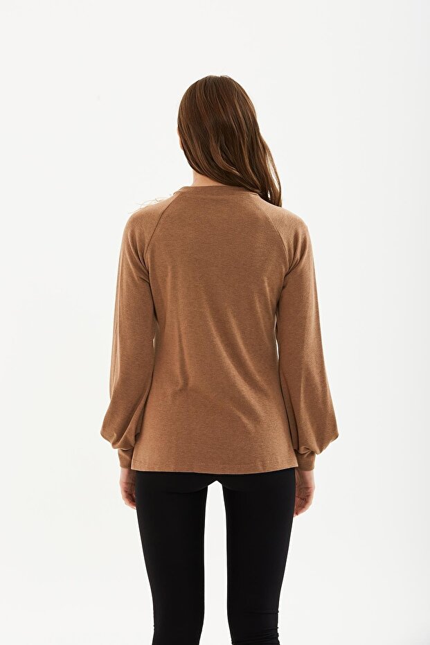 Kolları Tüylü Bluz - 4