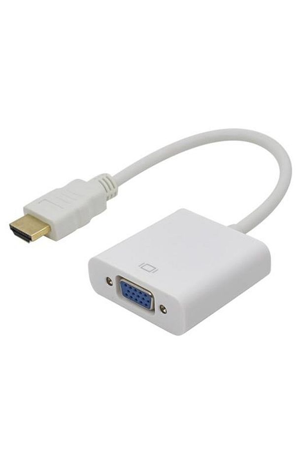 2094 Hdmi To Vga Kablo Çevirici Dönüştürücü Adaptör Görüntü Projeksiyon - 1