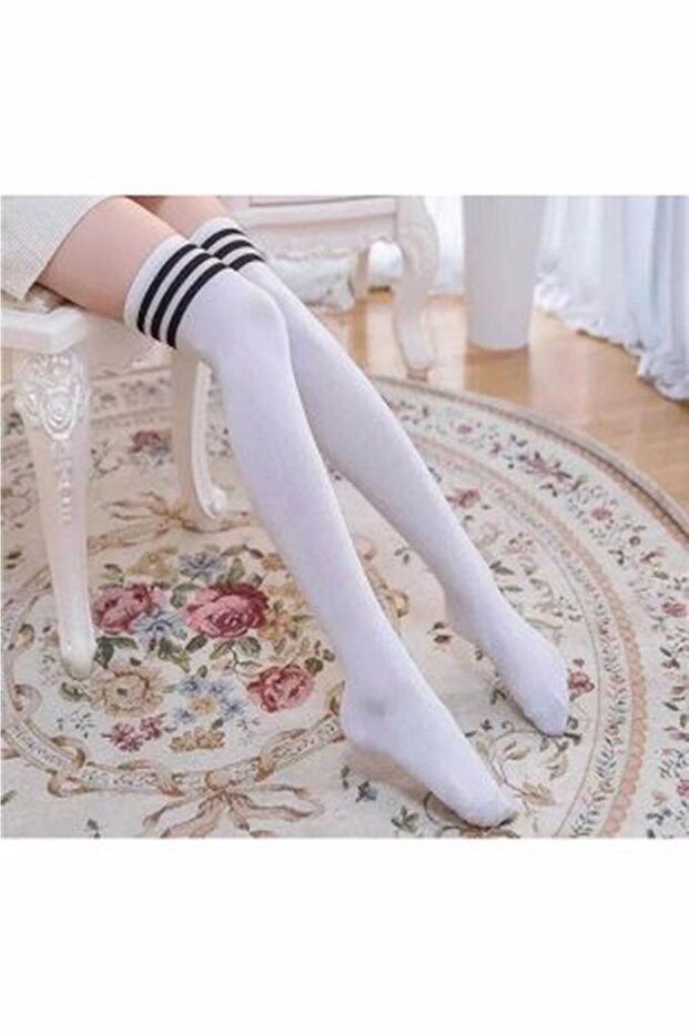 جوارب قطنية فوق الركبة - 6