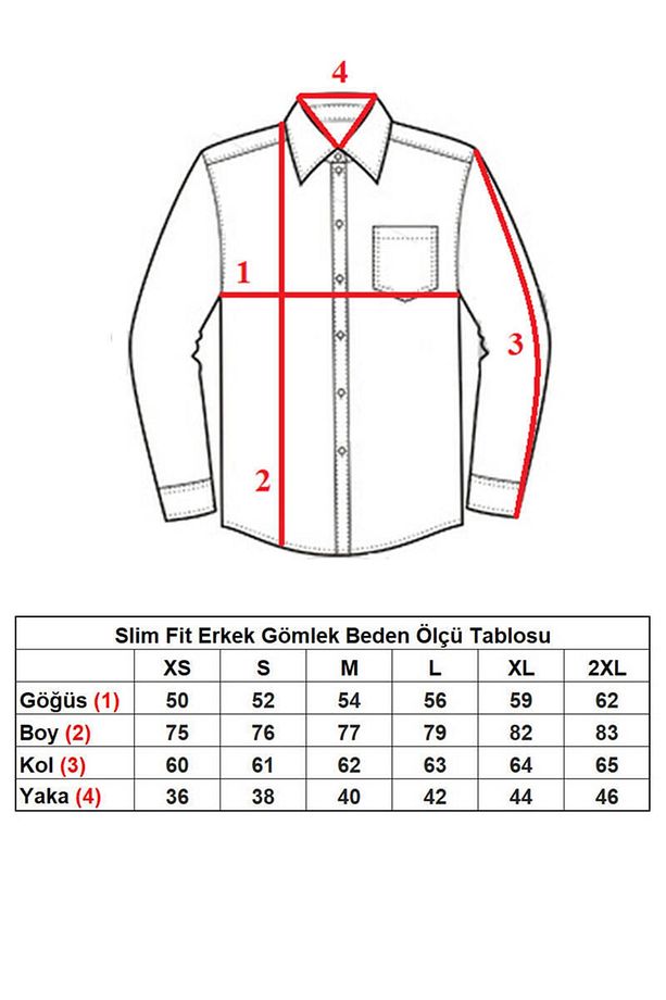 Kahve Micro Kumaş Kol Düğmeli Slim Fit Düz Renk Gömlek - 201-11 - 2