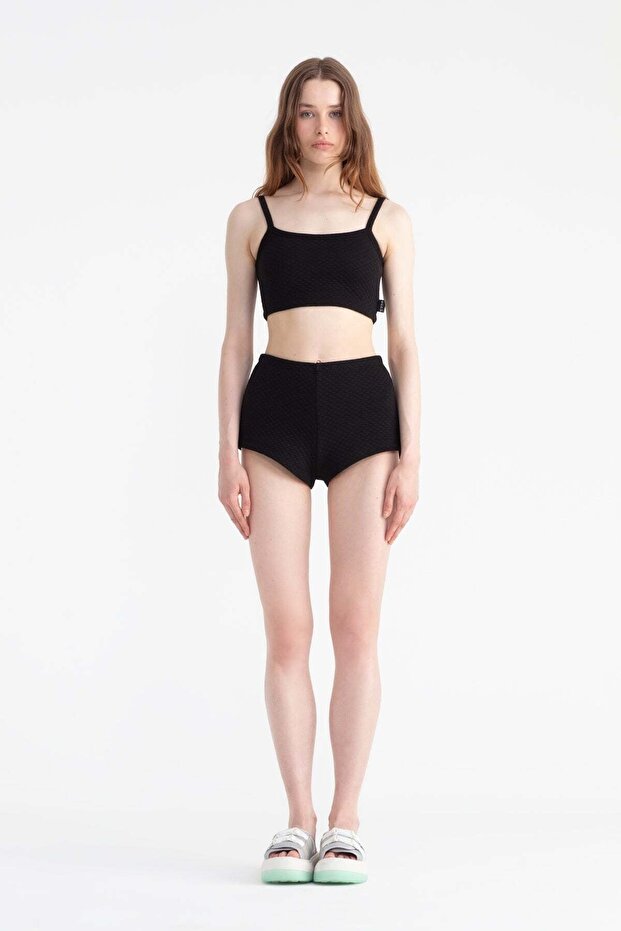 Siyah Şort 11477 - 4