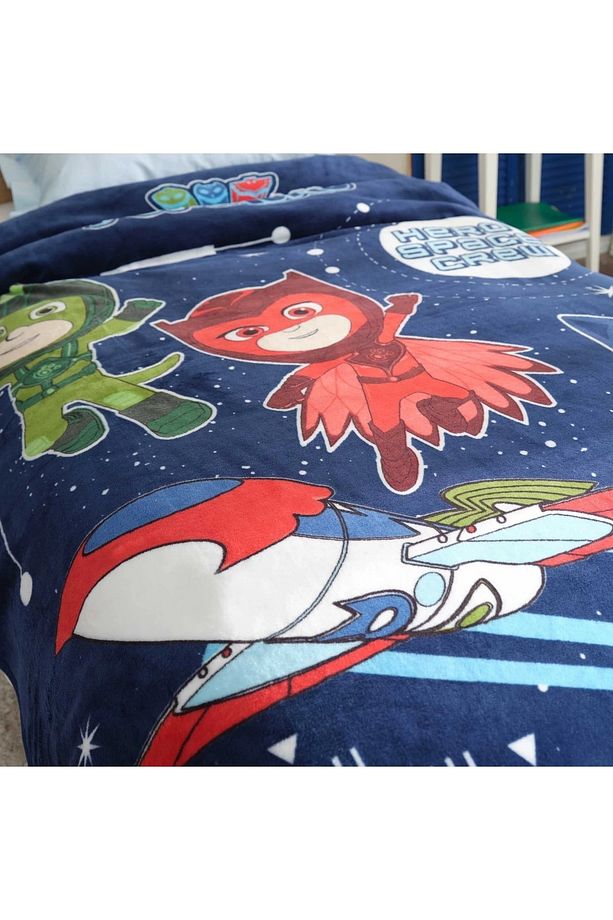 Pj Masks By Space Crew Tek Kişilik Battaniye - 2