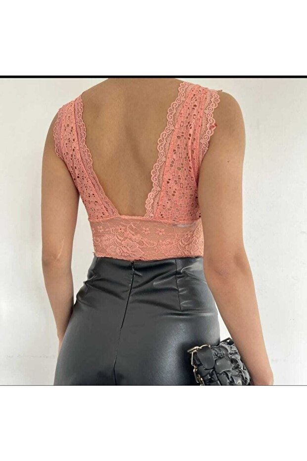 Dantelli Likralı Bralet - 2