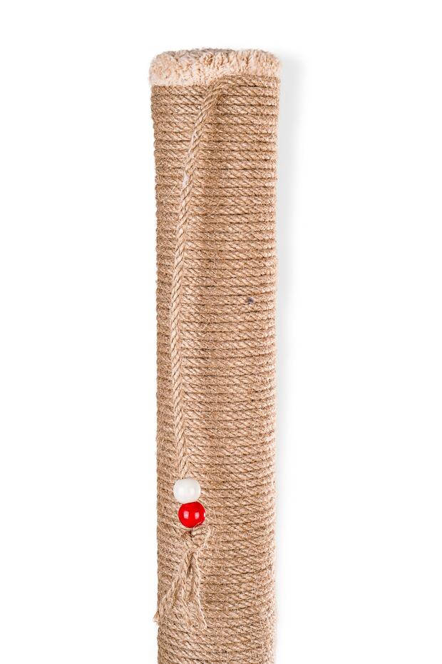 82cm Luxury Scratching Board with Catnip Jute Scratching Cream Cushion Surface - 4
