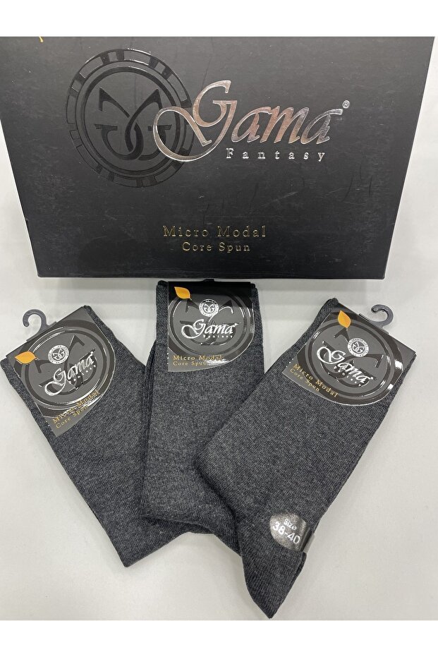 3 Pieces Micro Modal 38-40 Size Waiter Size 100% Natural Nylon Free Thick Winter Men's Socks