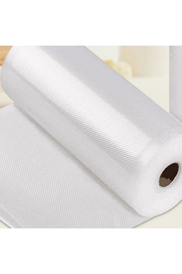 Tırtıklı Rulo Vakum Poşeti- 9 Santim X 15 Metre - Çift Yüzeyi Gofrajlı (tırtıklı) - 3