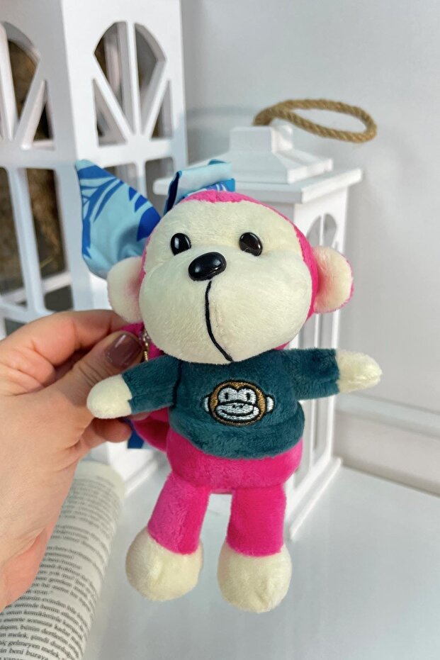 Figured Large Plush Peg Buckle Pink Sbt1472