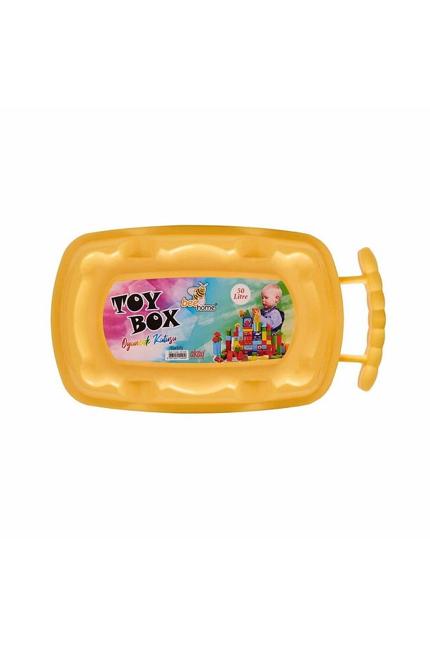 Tekerlekli Oyuncak Kutusu - Pembe - 50 Lt - 4