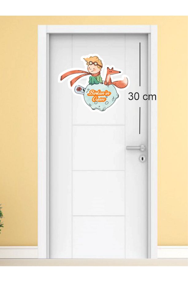 - Bebek Çocuk Özel Kapı Süsü Küçük Prens Model Konsept Atolye_melek_ - 1