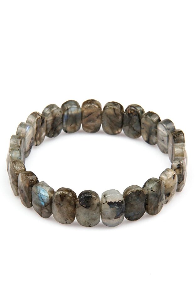Labradorite Natural Stone Bracelet 8 X 14 Mm Special Cut