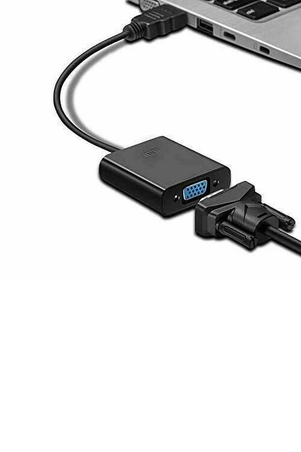 2094 Hdmi To Vga Kablo Çevirici Dönüştürücü Adaptör Görüntü Projeksiyon - 4
