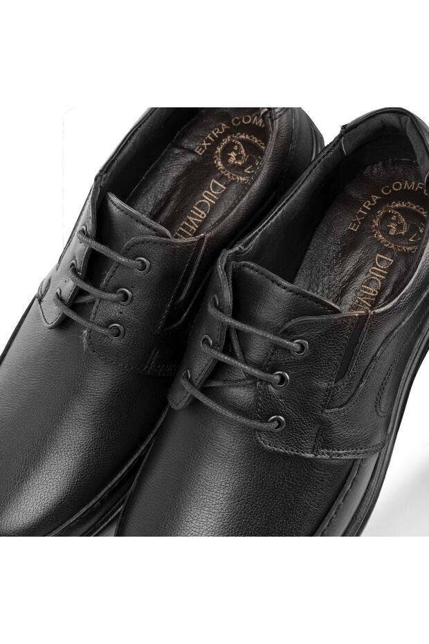 String Ortopedické pánské pohodlné boty z pravé kůže, boty pro otce, ortopedické boty - 3