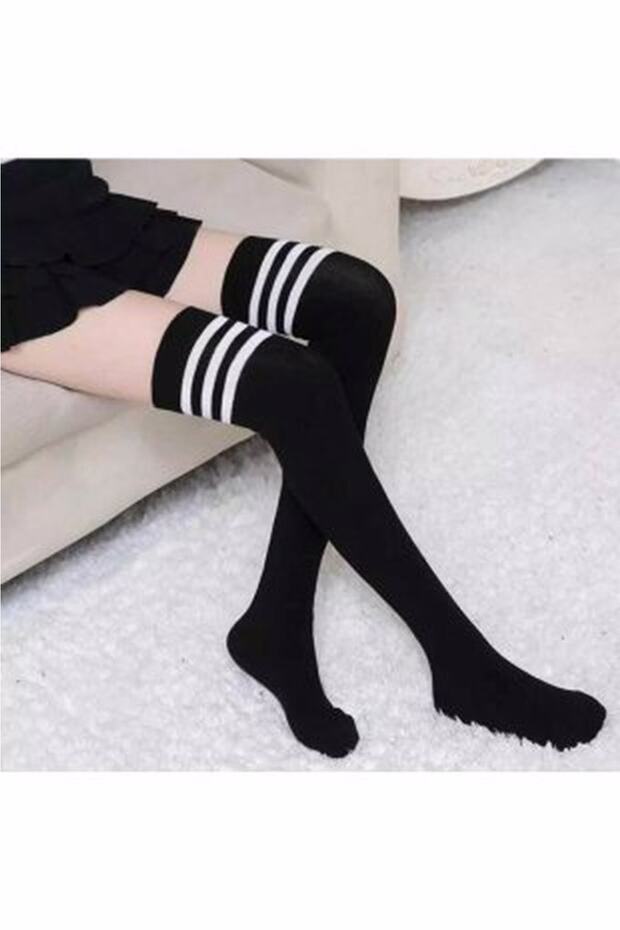 جوارب قطنية فوق الركبة - 7