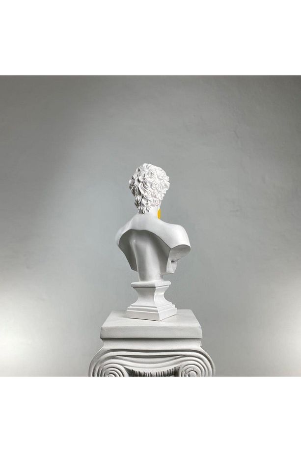 Michelangelo David Rainbow Heykel Büyük Boy Büst - 6