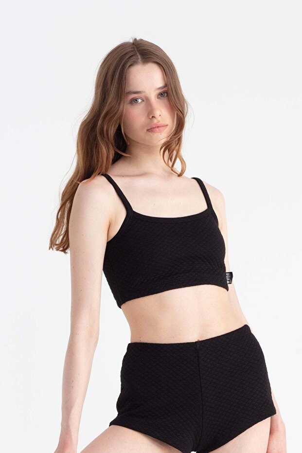 Siyah Şort 11477 - 2