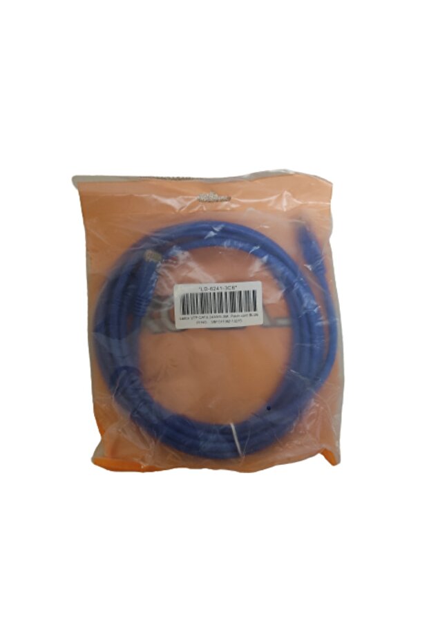 Utp Cat6 3 Metre Mavi Pvc Patch Cord - 2