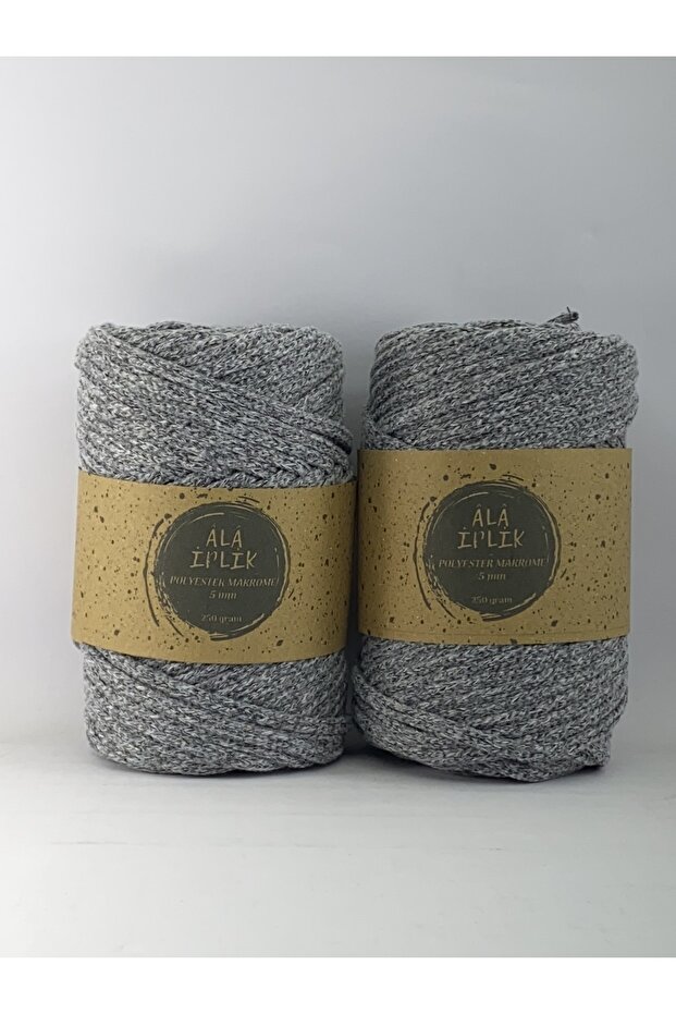 2 قطعة خيط مكرامية بوليستر 5 مم - 1