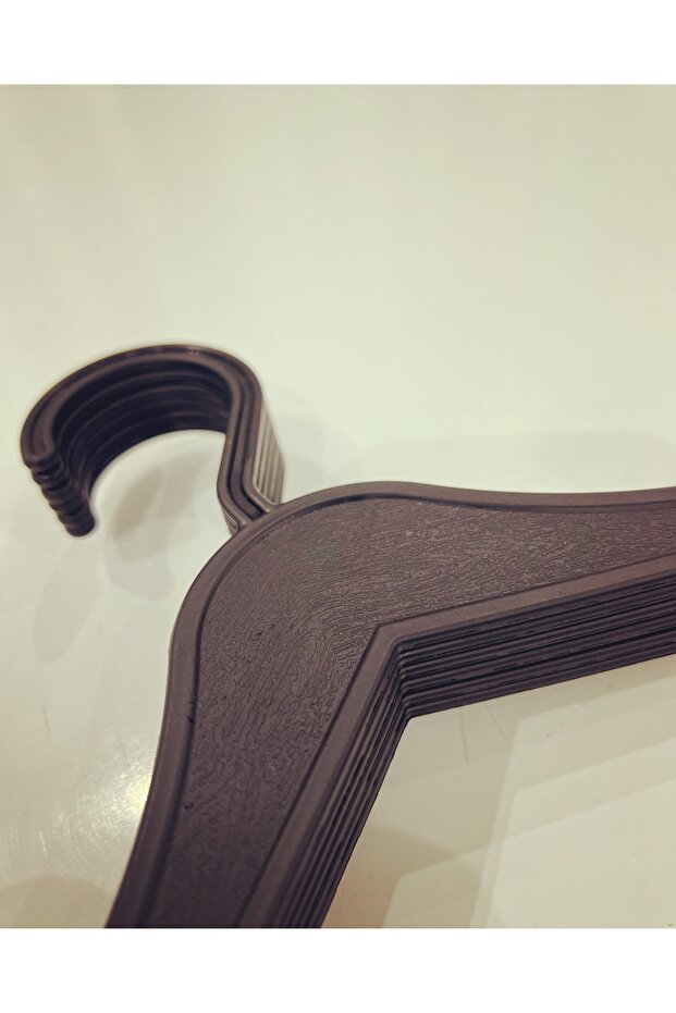 3 Thin Eco Wooden Look Clothes Hangers