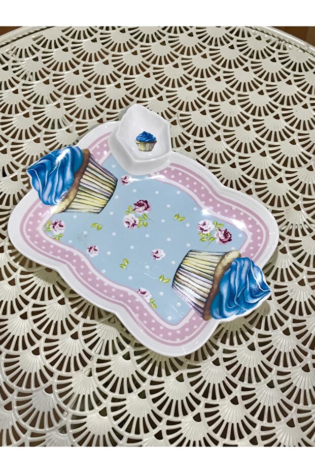 Tatlı Sunumlarına Özel Servis Tabağı - 2