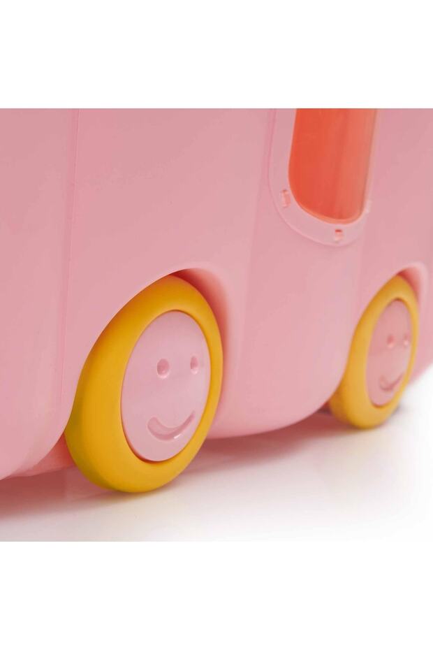Tekerlekli Oyuncak Kutusu - Pembe - 50 Lt - 6