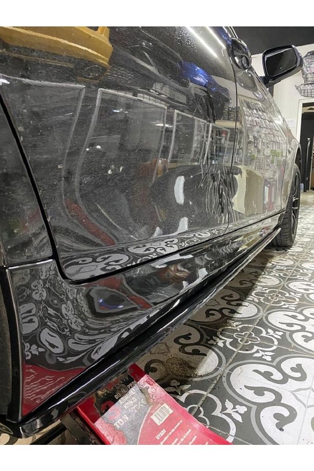Bmw F10 Marşpiyel Lipi Alt Bıçak Parlak Siyah - 2