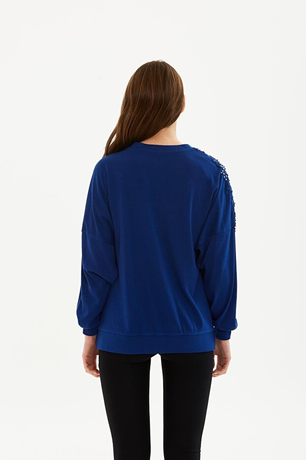 Omuzdan Işlemeli Bluz - 4