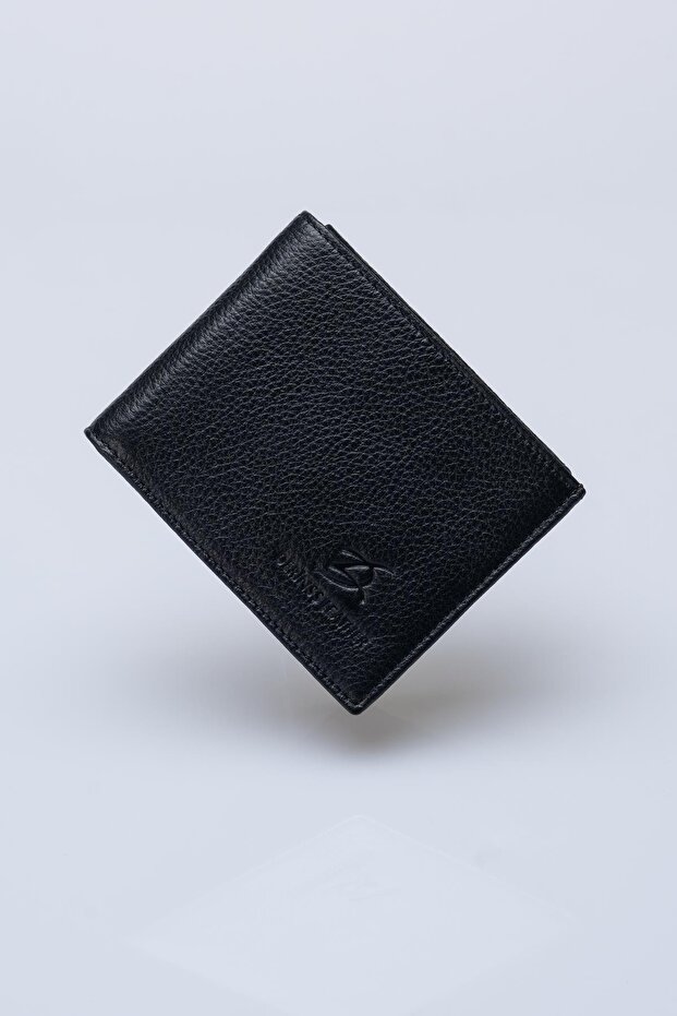 Drc7064 Genuine Leather Men's Black Wallet