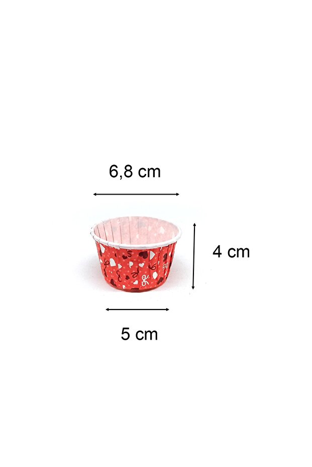 Yayılma Yapmayan 100'lü Tek Kullanımlı Kağıt Muffin Kek Kalıbı - 3