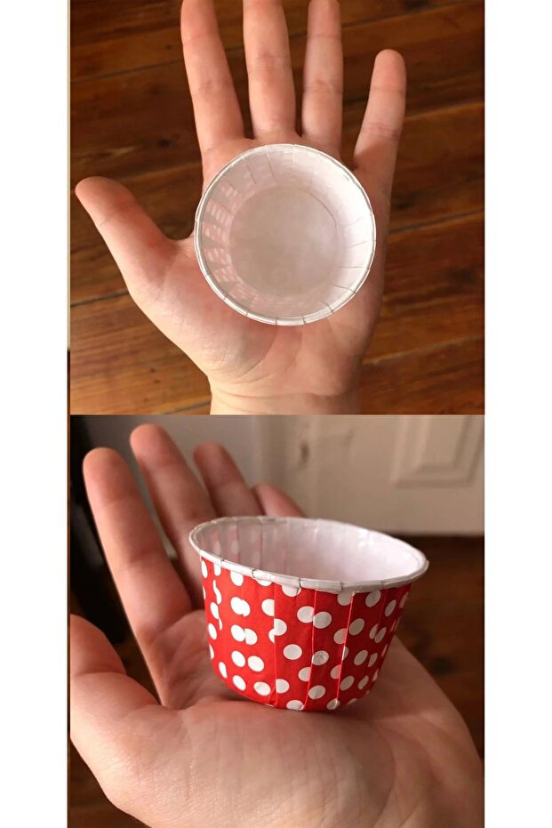 Yayılma Yapmayan 100'lü Tek Kullanımlı Kağıt Muffin Kek Kalıbı - 4