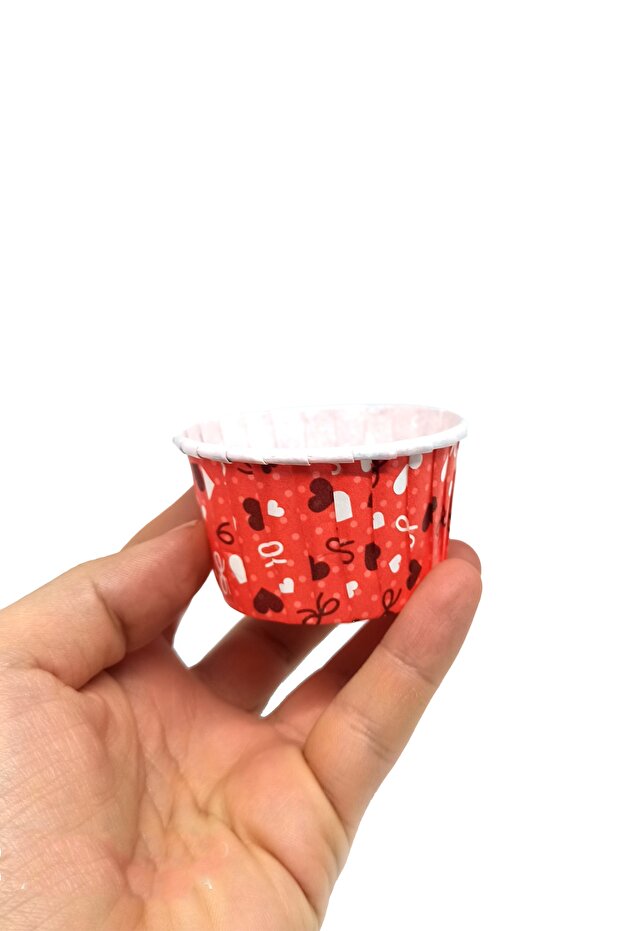 Yayılma Yapmayan 100'lü Tek Kullanımlı Kağıt Muffin Kek Kalıbı - 6