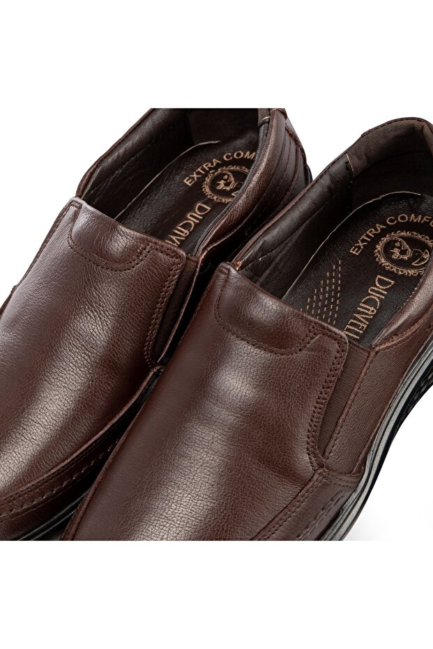 Kényelmes valódi bőr kényelmes ortopéd férfi alkalmi cipők, apák cipők, ortopéd cipők - 3