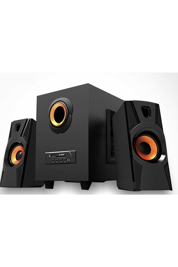 Ht-a19bt 25 Watt Kumandalı 2+1 Ses Sistemi Bluetooth + Usb + Fm Radyo + Tf Kart Destekli Özellikleri - 1