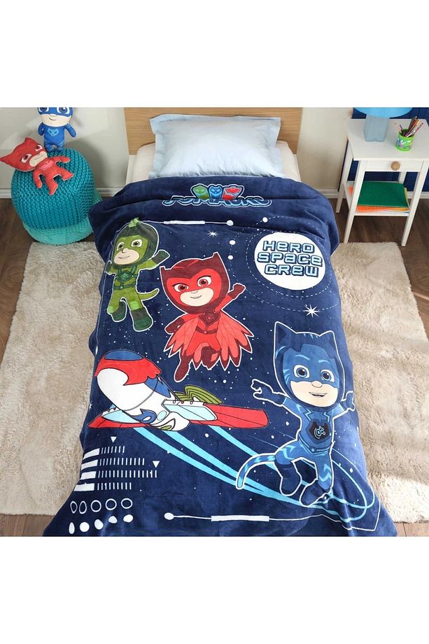 Pj Masks By Space Crew Tek Kişilik Battaniye - 1
