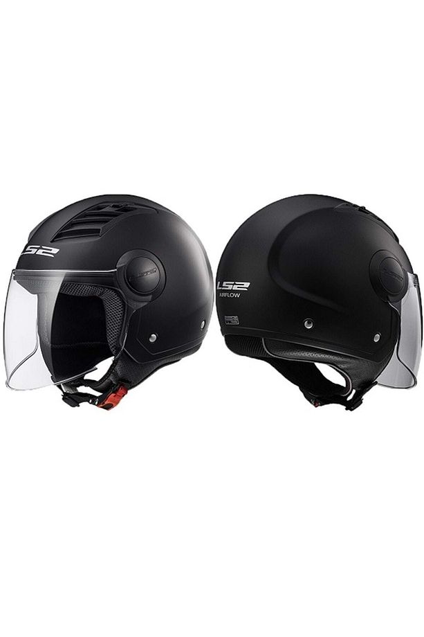 Airflow Mat Siyah Kask - 1