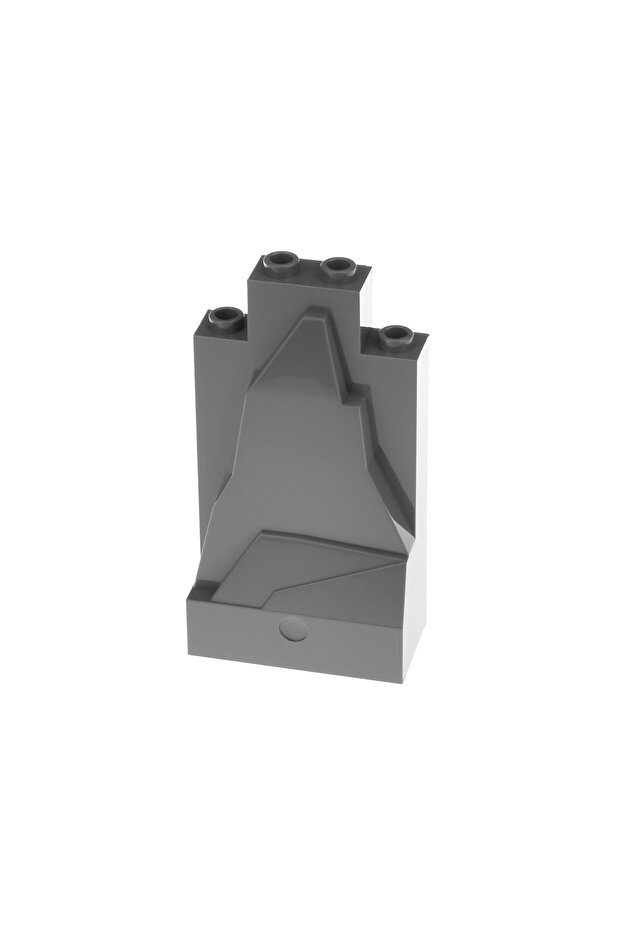 Accessory Custom Moc Rock Panel 2 X 4 X 6 Light Gray Big Rock 2 Pieces Will Be Sent