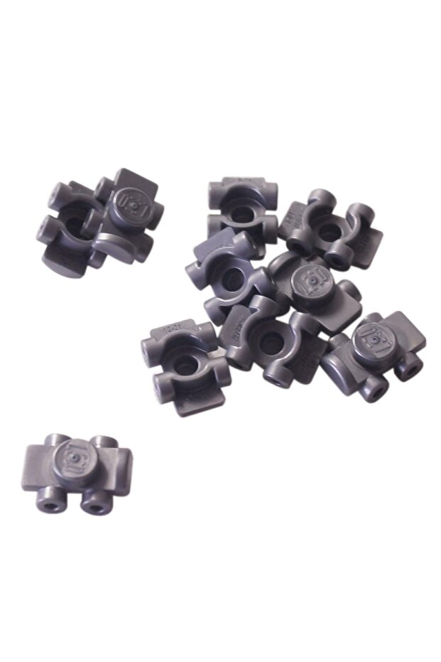 Original Custom Moc Accessory Minifigure Roller Skate Skates Silver 1 Pair