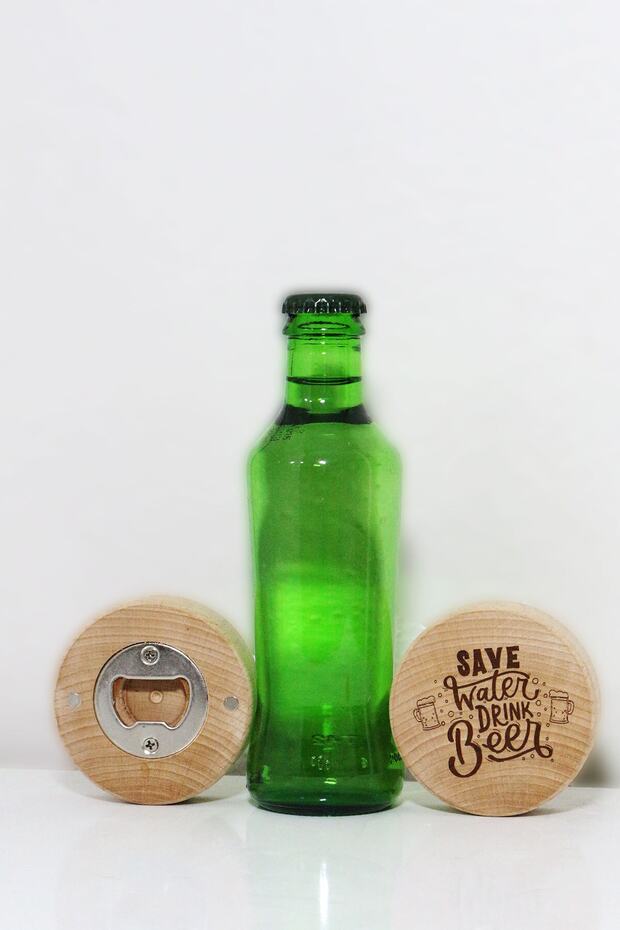 Ahşap Açacak, Mıknatıslı Bira/meşrubat Açacağı Model:1 - 4