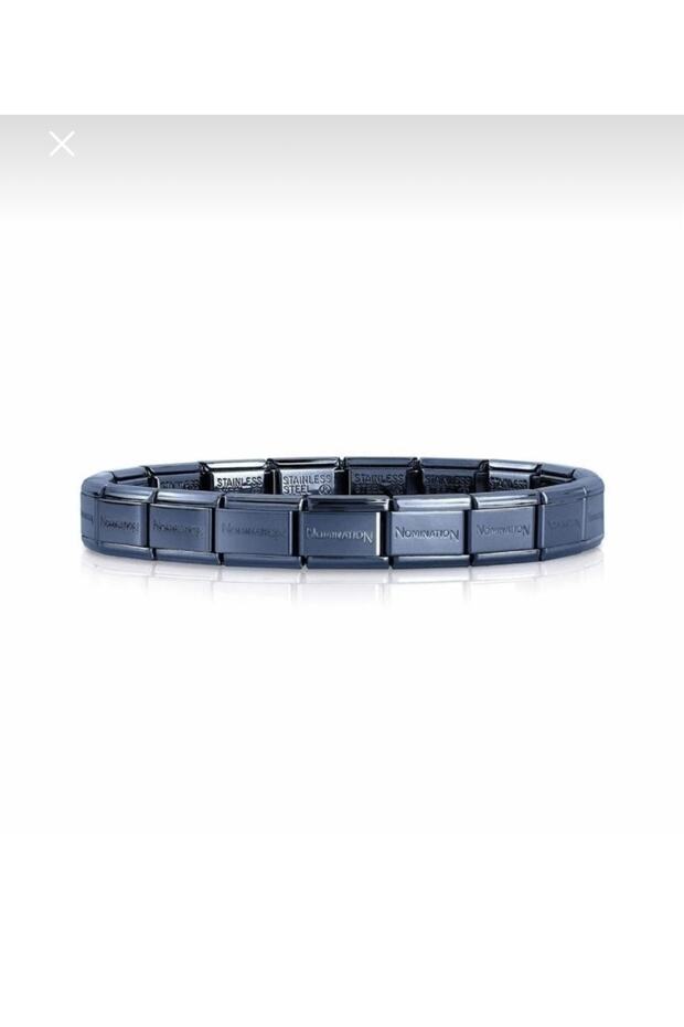 Accessory Navy Blue Italian Charm Bracelet