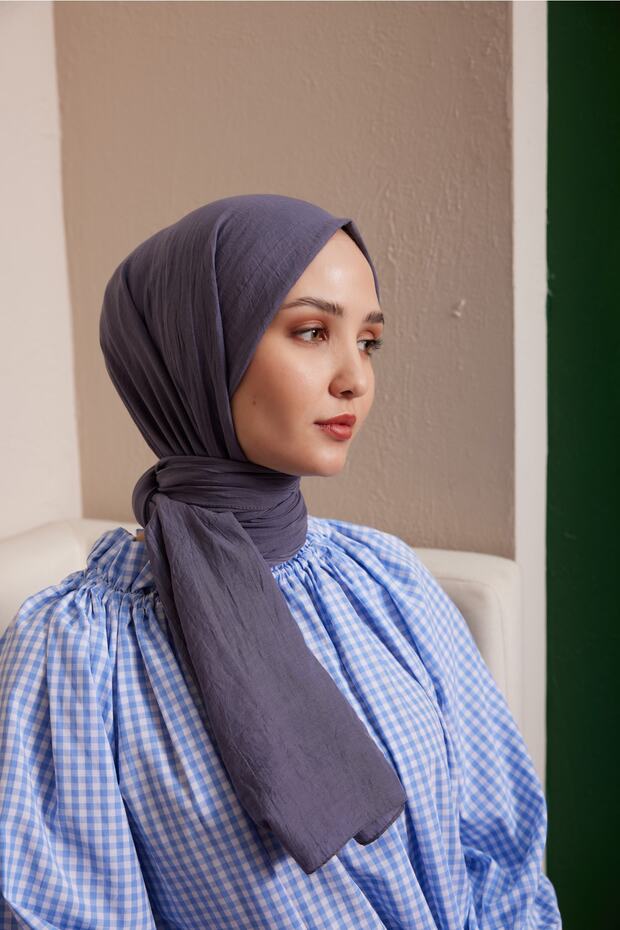 شال نسائي ناعم ومريح أنثراسايت - 04
