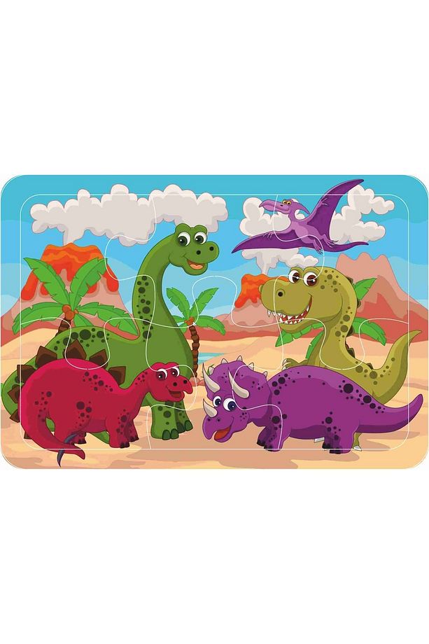 6 Parça 6 Adet Ahşap Puzzle Set - 6