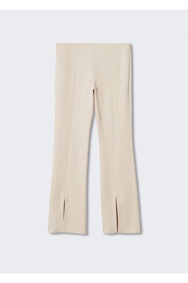 Paçaları Yırtmaçlı Pantolon - 3